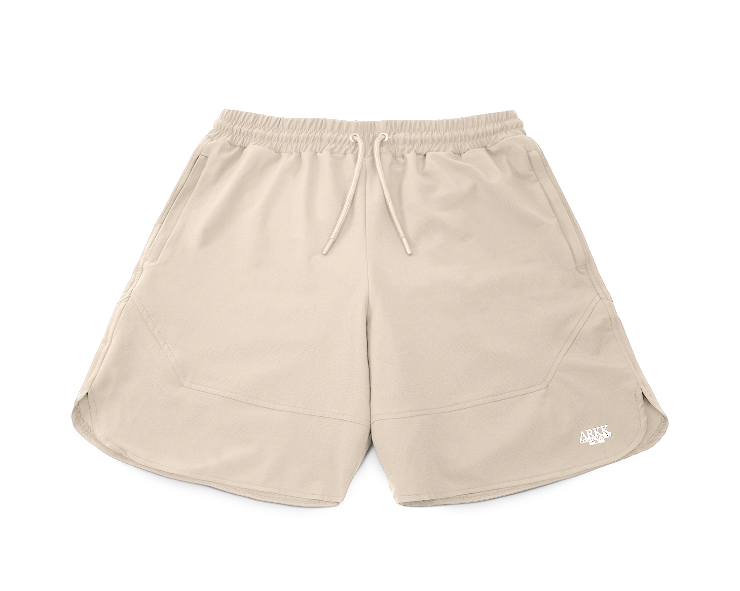 ARKK Apparel ARKK Essential Tech Shorts | Oyster Gray White Shorts